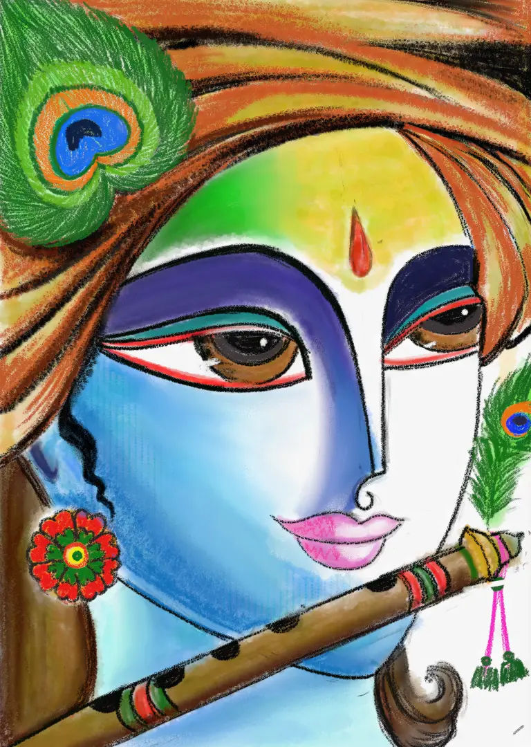 Lord Krishna Portrait