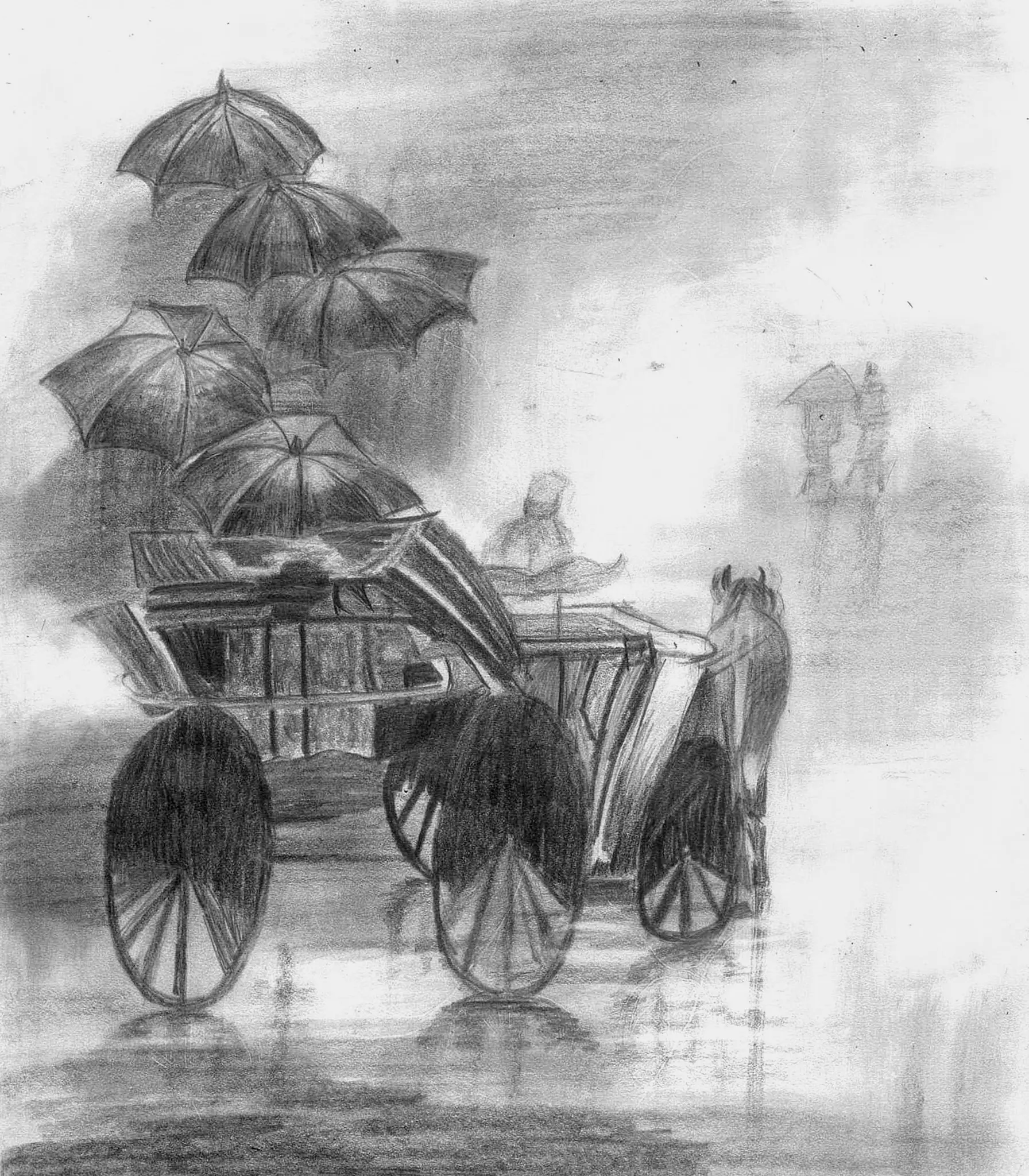 Rainy Hand Wagon